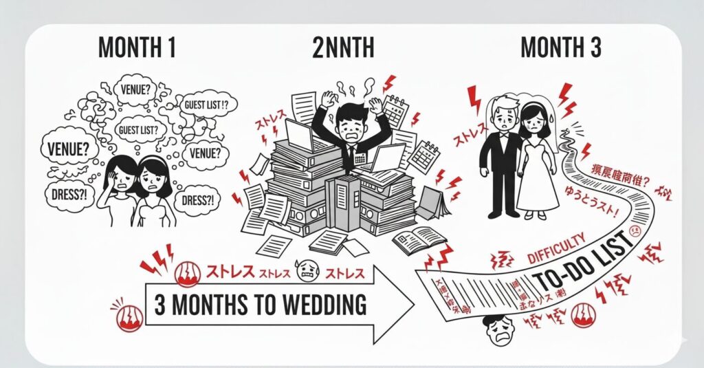 3ヵ月での結婚準備は大変