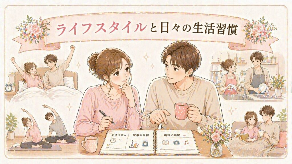 結婚前に話し合う生活習慣|家事分担・生活リズム・趣味の時間