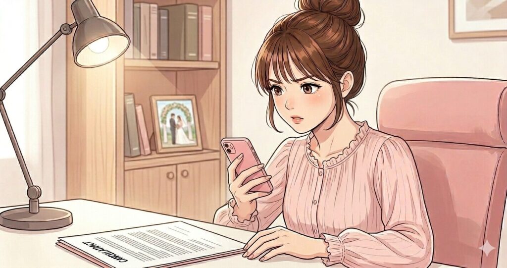 結婚式場のキャンセルで最初にやることの手順2