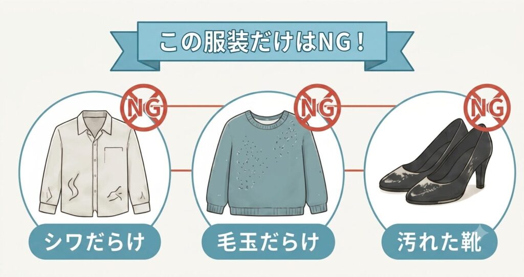 ブライダルフェアの服装｜大切なのは服装のグレードではなく清潔感だけ